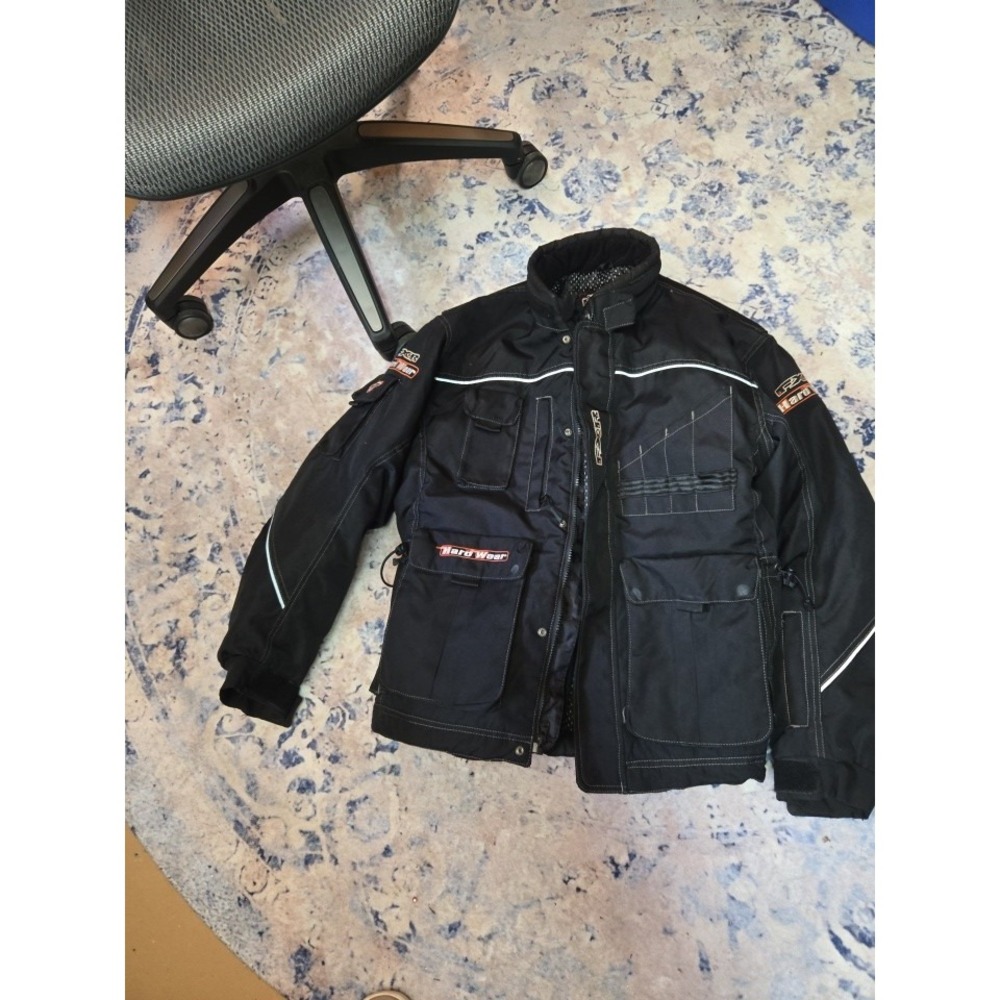 Hard Wear Men's Motorcycle Racing Padded Reflective. Size M
